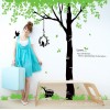 Tree and Bird's Nest Wall Sticker